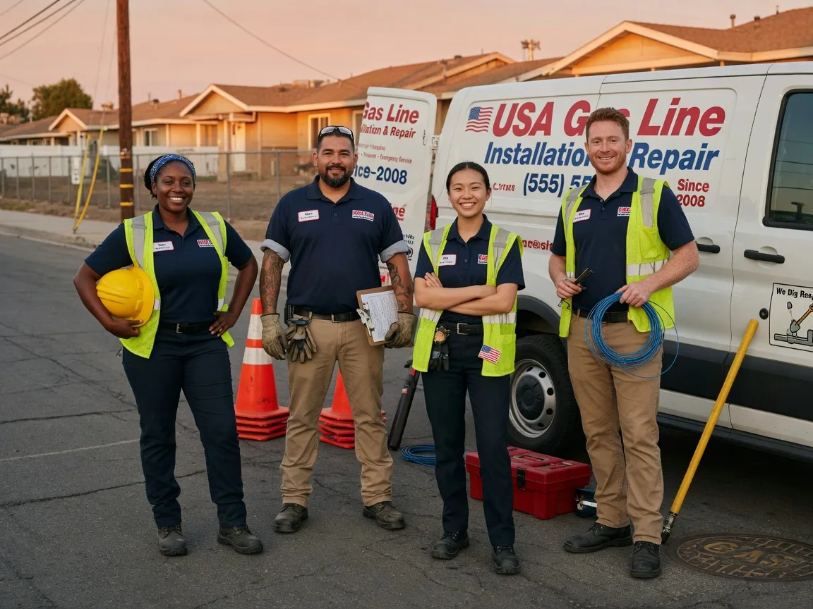 Gas Line Installation company in De Lancey, PA